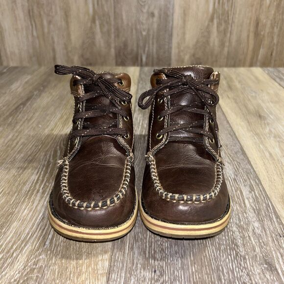 Eddie Bauer Chase Brown Ankle Boots Kids Youth US Size 13M - # 446618 Shoes - Picture 3 of 14